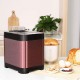 Small Automatic Bread Machine Fully Automatic Touch Breadmaker with 18 Programs for Bread,3 Side Burnt Colors - WAAWQMY2