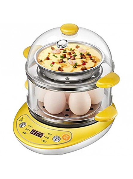 Samnuerly Electric Eggs Boiler Multifunctional Egg Steamer Omelette Double Layer Timing Household Electric Food Steamer Breakfast Machine - FQKV8NMO