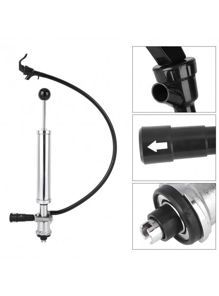 8 Inch Beer Keg Pump Chrome-Plated Stainless Steel Party Picnic Beer Pump Draft Beer Keg Tap Pump for Welcome Party Wedding Family Gatherings - BROJY47T