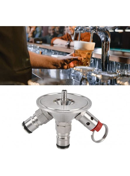 Jenngaoo Mini Keg Beer Dispenser Stainless Steel Beer Spear with 24in Beer Hose Brewing Equipment for Mini Keg Growler - VWFEM4XI