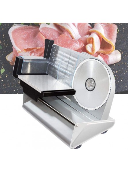 200W Household Electric Meat Slicer 220v-240v Cutting Machine Semi Automatic Manual Bread Lamb Beef Vegetable Electric Deli Food Slicer - NVCIBRRI