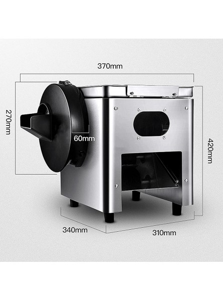 850W Non-Stick Commercial Meat Slicer Electric Meat Strips Cubes Cutter Meat Cutting Machine with Adjustable Slice Size CE FCC CCC PSE - OWWFEPE5