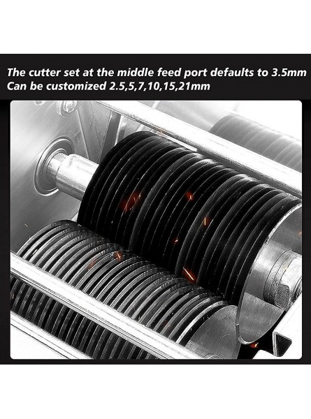 850W Non-Stick Commercial Meat Slicer Electric Meat Strips Cubes Cutter Meat Cutting Machine with Adjustable Slice Size CE FCC CCC PSE - OWWFEPE5