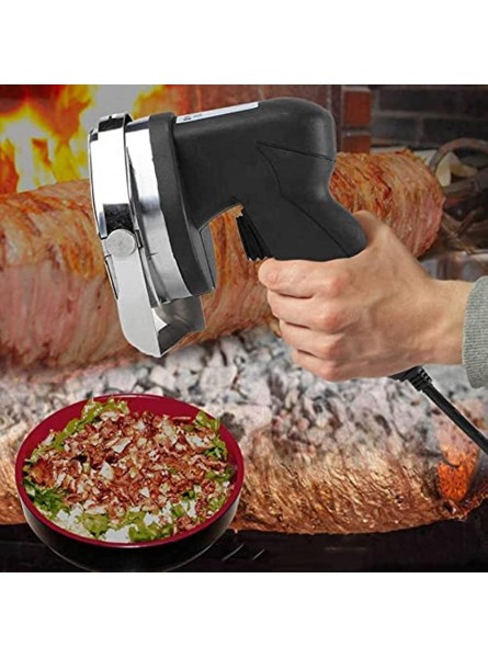 Electric Kebab Slicer Handheld Roast Meat Cutting Blade Slicing Machine Shawarma Cutter Gyro Knife Commercial Kebab Wheel Blade - BFDWTOOS