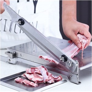 SECJSKJ Electric Meat Slicer Machine Bone Cutter Multi-function Meat Cutter Commercial Chicken and Duck Meat Slicer Adjustable Thickness Precise & Even Slice - LGXKXXQX