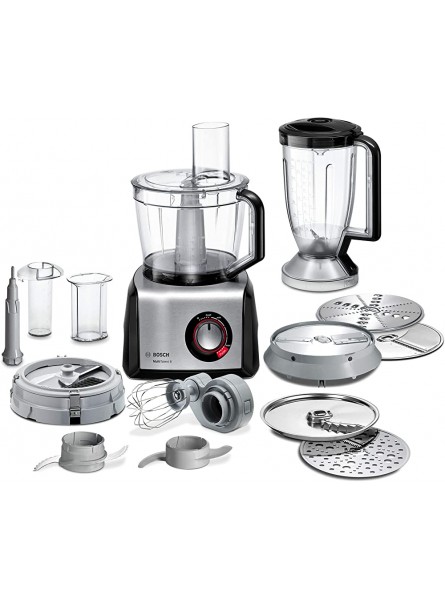 Bosch Multifunctional Food Processor with a Power of 1250 W MC812M865 Stainless Steel Grey - XDVJ7Q4P
