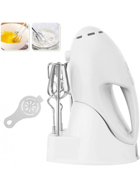 5 Speed Electric Hand Mixer for Baking with Storage Pedestal Handheld Whisk with Pedestal Hand Food Mixer for Kitchen Baking Cake Mini Egg Cream Food Beater All-Pure Copper Motor - IICPQI2O