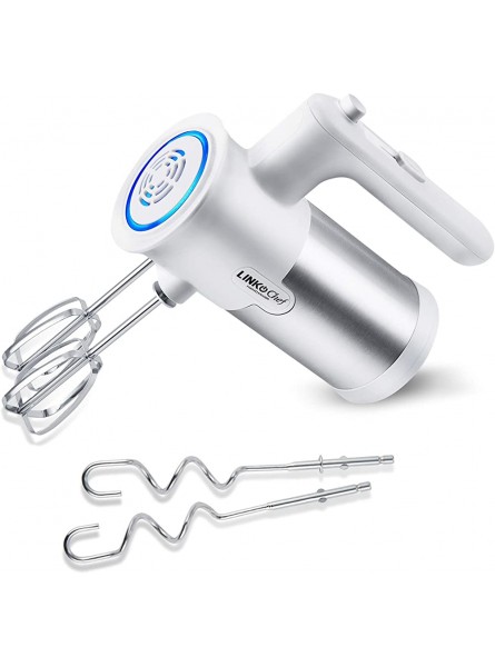 Hand Mixer LINKChef Hand Mixer Electric 5 Speed for Whipping + Mixing Cookies Brownies Cakes Dough Batters Meringues & More - IPYWEBAY