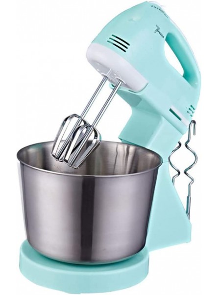 Multi-Functional Electric Stand Mixer Stylish Kitchen Mixer 7 Speeds Control with Dough Hook and Whisk 1.7L Stainless Steel Mixing Bowl for Cake Batter Bread Desserts and More 100 W Green A - IRRVFBH6