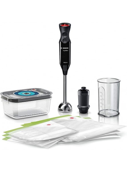 Bosch Hand Blender with Vacuum Storage System and with a Power of 1000 W MS6CB61V1 Black - CHZNSOI6