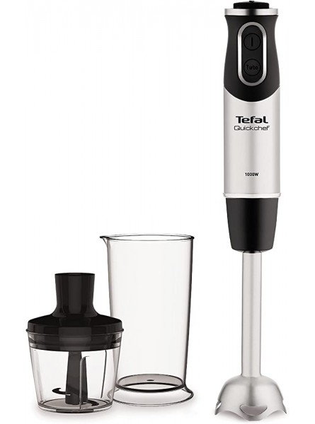 Tefal hb6598 0.8L Immersion Blender 1000 W Black Stainless Steel – Blender Immersion Mixer 0.8 l Black Stainless Steel China 0.5 l 1000 W - MBFGB4EO