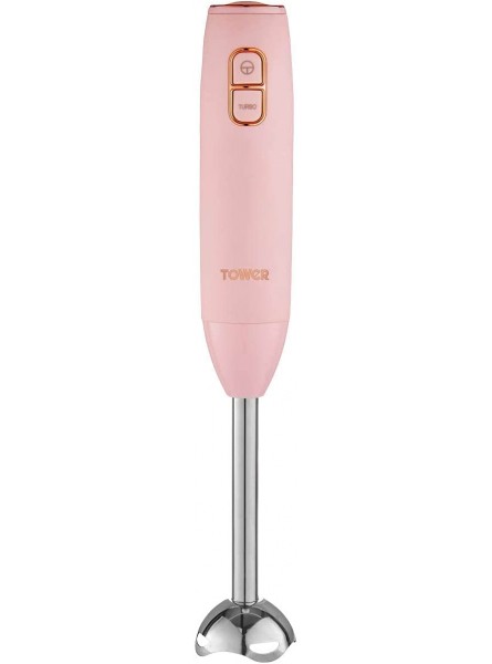 Tower Cavaletto T12059PNK Stick Blender with Turbo Function 600W Pink and Rose Gold - SSEE70J1