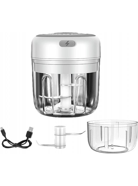 Augneveres Electric Mini Garlic Chopper Food Slicer And Chopper Portable Kitchen Masher Blender Mini Chopper Food Processor For Pepper Chili Vegetable Nuts Meat 250ML100ML trustworthy - MBILPHSF