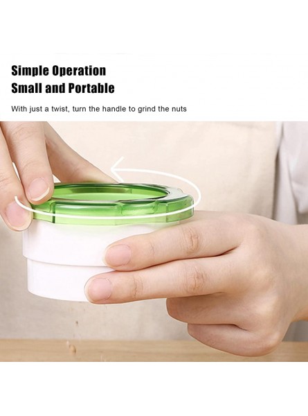 LZYJ Multi-Function Nut Chopper | Multi-Function Food Chopper Nuts Cracker Crusher Mini Food Processor With Non-Slip Grip Portable Kitchen Tools Green - PODUKF45