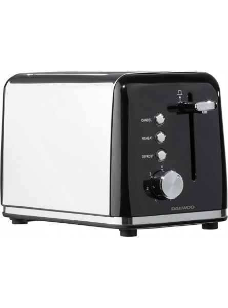 Daewoo SDA1583 Black 2 Slice Toaster - MYIEIOI2