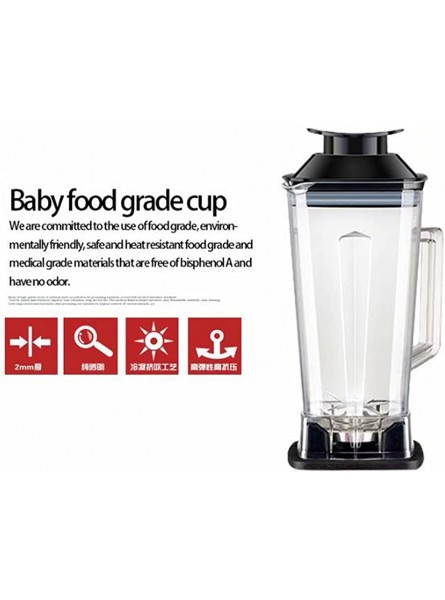Blender & Smoothie Maker 2200W 2L Glass Jug Blender with Ice Crusher Blades Inspire Kitchen Confidence Red A - GESISFQ5