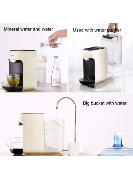 Hot Water Dispensers Home Smart Water Dispenser Desktop Water Dispenser Speed 1.5L Capacity Color : Beige Size : 34 * 13 * 25cm - PWNLGMQ2