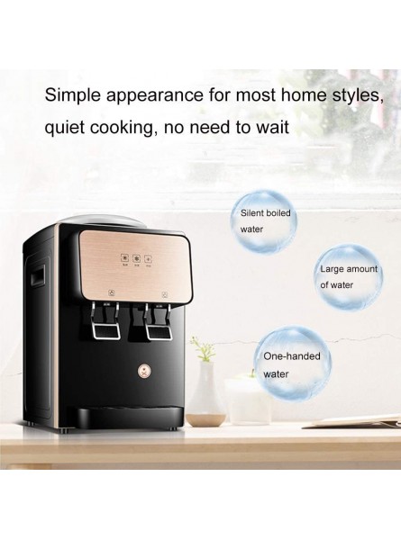 Kitchen Hot Water Dispensers Home Desktop Water Dispenser Mini Water Tank Automatic with Cooling Function Color : Black Size : 25 * 24 * 37.5cm Black 25 * 24 * 37.5cm - RBEHI6IG