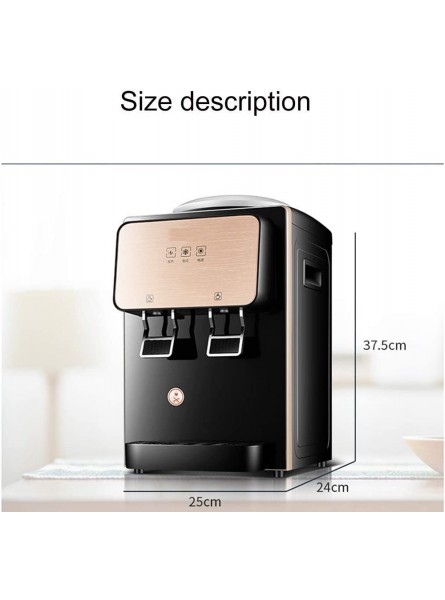 Kitchen Hot Water Dispensers Home Desktop Water Dispenser Mini Water Tank Automatic with Cooling Function Color : Black Size : 25 * 24 * 37.5cm Black 25 * 24 * 37.5cm - RBEHI6IG