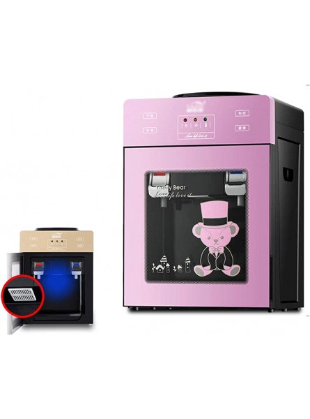 KUANDARGG Hot And Cold Water Dispenser Mini Counter For Bottled Cold Water. Electric Instant Desktop Water Machine Pink Warm Hot - KFLPDEH3