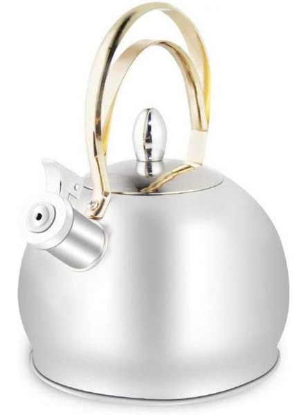 OH Tea Kettle Stovetop Whistling Tea Pot Stainless Steel Tea Kettles Tea Pots for Stove Top Large Capacity with Capsule Base Tea Coffee Maker Boiler for Hot Water Environmental pr - DNTNQF8O