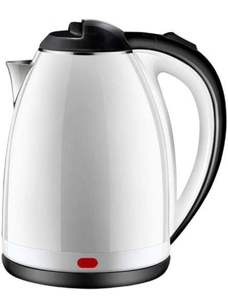 XQJYSH Electric Kettle Automatic Power Off Household Large Capacity 24 Hours Insulation 1500W Insulation Integrated Stainless Steel 1.8L Color : White - EBJWMV02