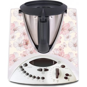 Decorative Protection Sticker Compatible with Food Processor Thermomix TM31 Design Sticker Adhesive Film Accessories Kitchen Appliance Waterproof Self-Adhesive R182 18 Cherry Blossoms - GFGDXJ7S