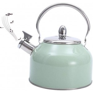 WZMFDC Tea Kettle Induction Modern Stainless Steel Hot Water Kettle Whistling 2.5 Liter Stovetop Teapot Tea Pot for Stove Top dongdong - QTITFG1G