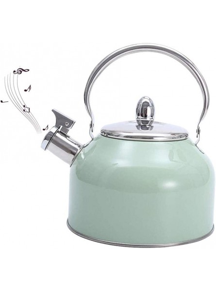 WZMFDC Tea Kettle Induction Modern Stainless Steel Hot Water Kettle Whistling 2.5 Liter Stovetop Teapot Tea Pot for Stove Top dongdong - QTITFG1G
