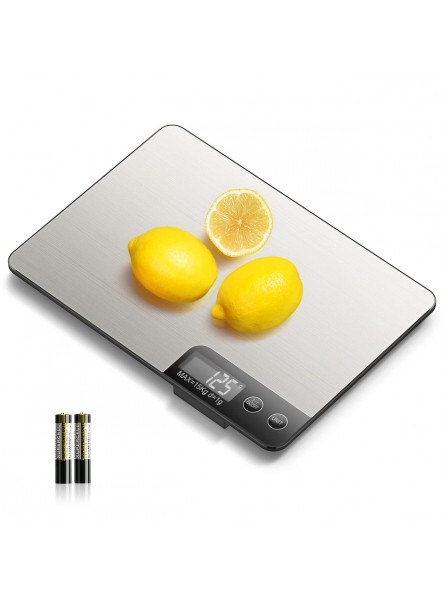 Romanda Digital Kitchen Scales for Baking and Cooking Weigh Food 15kg Liquids in ml and fl. Oz - UHNPYT43
