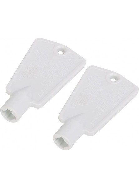 BQLZR Refrigerator Key 297147700 Plastic Replacement for Kenmore 25316082102 Pack of 2 - AGPS7UJK