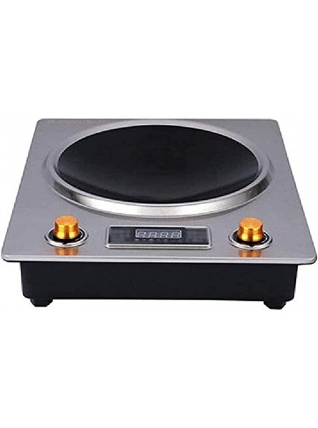 Home Multifunction Induction Cooktop Induction Cookerhob 3500w Concave Recessed Desktop Electric Stove Knob Control Micro Crystal Panel 270 Large Coil - QKTS4P1D