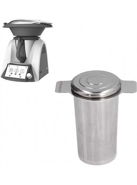 Stainless Steel Tea Strainer Blender Measuring Cup Lid Environmentally Friendly Safe Stainless Steel Detachable for Kitchen - EXZP9BGA