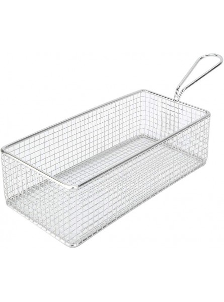 French Fry Serving Baskets Stainless Steel Deep Fry Basket for Frying Serving Food Cooling Racks for Cooking and Baking 304 Stainless Steel Wire Rack Baking Cooling Rack - ZZEZH510