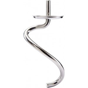 Kenwood Kitchen appliances Dough Hook Stainless Steel KAT72.000SS Accessories for Food Processors Mixing Hook Suitable for All Chef XL Food Processors Dishwasher Safe Stainless Steel Silver - MPXM17FE