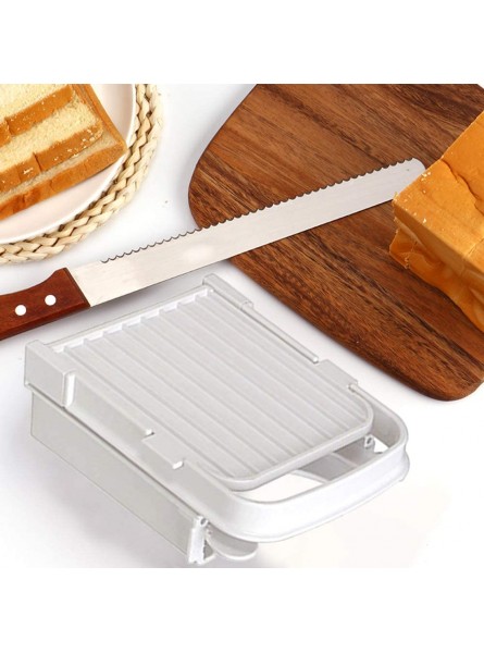 POLARHAWK Bread Slicer,Adjustable Toast Slicer,Foldable and Customizable Loaf Cutter with Cutting Board for Homemade Bread & Loaf Cakes Tools to 5 Thickness | Bagel Sandwich Toast - XYCFGXQ2