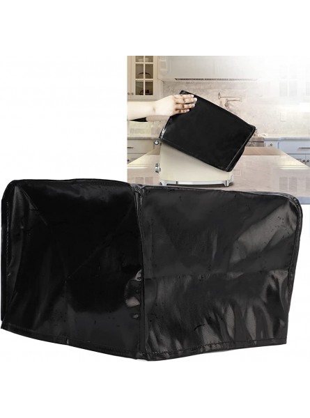 Toaster Guard Standard Size Bread Machine Guard Excellent Collision Resistant Waterproof PU Leather for Black - LSQG6BDK
