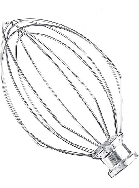 ZSYLOVE ZHANGSUYUAN 6-Wire Whip Whisk Egg Beater Cream Mixer Stainless Steel Attachment Fit For K5AWW Stand Mixers Milkshake Noodle Maker - CPOGHHF9