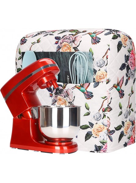 Stand Mixer Dust Cover Cotton Quilted Kitchen Aid Mixer Cover for Kitchenaid to Keep Clean and Safe CYFC358 Rose Print - EXPF0IOM