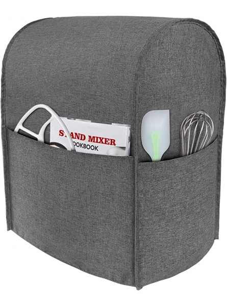 Taufey Dust Cover with Pockets Compatible with Bowl Lift 5-8 Quart KitchenAid Stand Mixer Gray - ZVBZ0F61