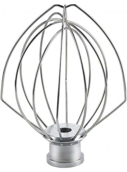 K45WW Ultra Strong 6-Wire Whip Attachment 4.5 QT Fits For Tilt-Head Stand Mixer,Stainless Steel,Egg Heavy Cream Beater,Cakes Mayonnaise Whisk - FAFXH0YO