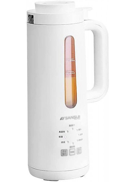 Soy Milk Maker Soymilk Machine Portable Small Automatic Heating And Filtering-free Household Color : White Size : 14.8x30cm - RHZJK3F5