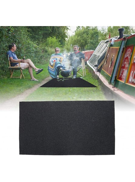 Fireproof Heat Resistant Mat Polyester Non-woven Fabric Compound PUC Bbq Gas Grill Floor Protective Rug Waterproof and Oil Proof for Indoor and Outdoor - ZAUX5K1X