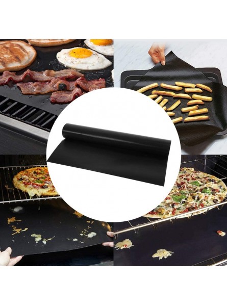Goshyda 5PCS BBQ Mats Grill Mat Set Reusable Grill Cooking Pad Heat Resistant BBQ Grill Mats with Indirect Cooking Function for Home Cooking - TPWREF8V