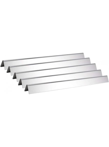 Silver 5Pcs Heat Plate Shield Heat Tents Durable Grill Burners Cover for Kitchen Home - JLUAUUEV