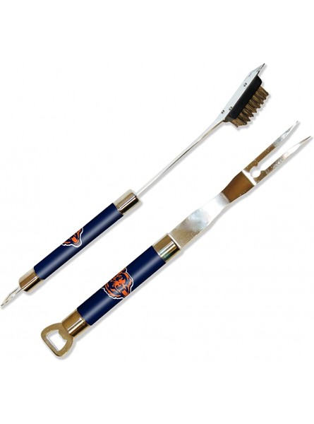 THE NORTHWEST COMPANY NFL Chicago Bears Barbeque Fork and Grill Cleaner Set - WVYCB664