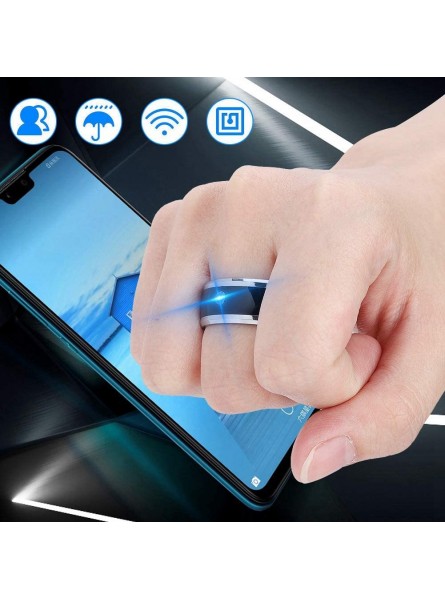 Gaeirt Smart Ring Easy To Wear Wearable Ring for Cell Phonesize11 - LONVPUDU