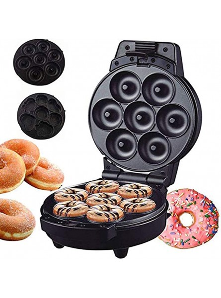 Doughnut Maker Baking Machine Electric Appliance Machine to Mold Little Doughnuts Using Batter Mix-Bake Chocolate Glazed and More Flavors - WLVEGH7R