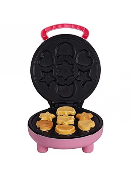 JYDQT Household Machine Mini Donut Machine Non-stick Coating Double-sided Heating Cartoon Pancake Machine Cake Machine - KWWNKA53