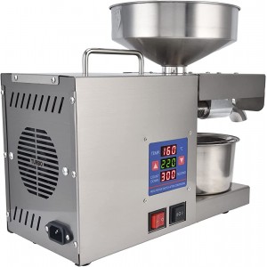 Oil Extractor Expeller Oil Press Automatic Heating with 3-5kg Per Hour for Oil Expeller British Standard 220V - KYRLSOST